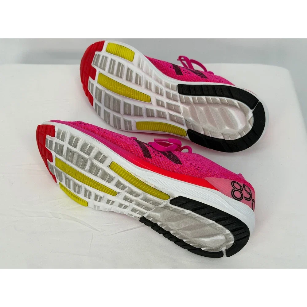 New Balance 890v7 Pink Knit Running Shoes W890PO7 11 Athletic Sneakers 14-07